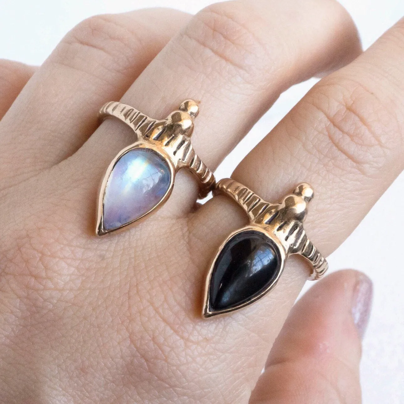 ORION Moonstone Ring- Custom
