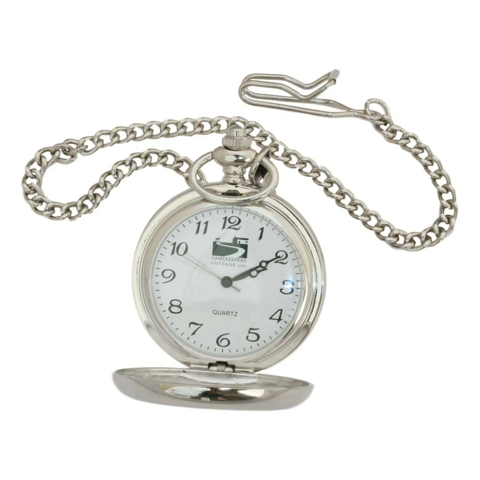 Partridge Pocket Watch Hand Cast Pewter Fronted Presentation Box