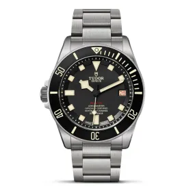 Pelagos LHD Ceramic matt black disc, Titanium bracelet