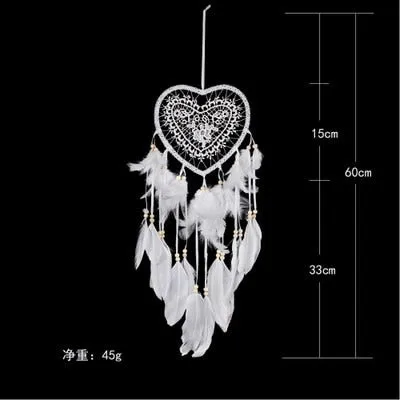 Pink Unicorn Dream Catcher Wind Chimes