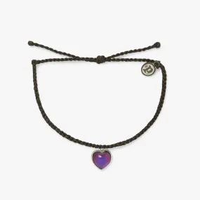 Pura Vida Bracelet - Heart Mood Charm
