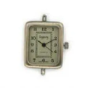 Rectangle Brass Colored Bracelet Watch Face - Final Sale
