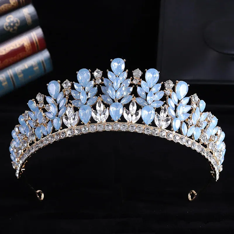 Rhinestone Crystal Hair Jewelry Accessories Tiara Party Crowns