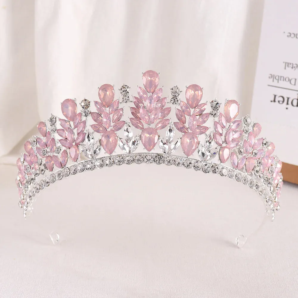 Rhinestone Crystal Hair Jewelry Accessories Tiara Party Crowns