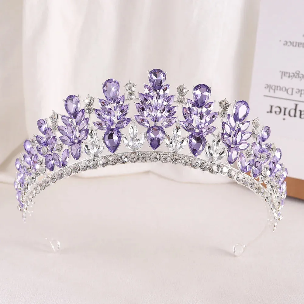 Rhinestone Crystal Hair Jewelry Accessories Tiara Party Crowns