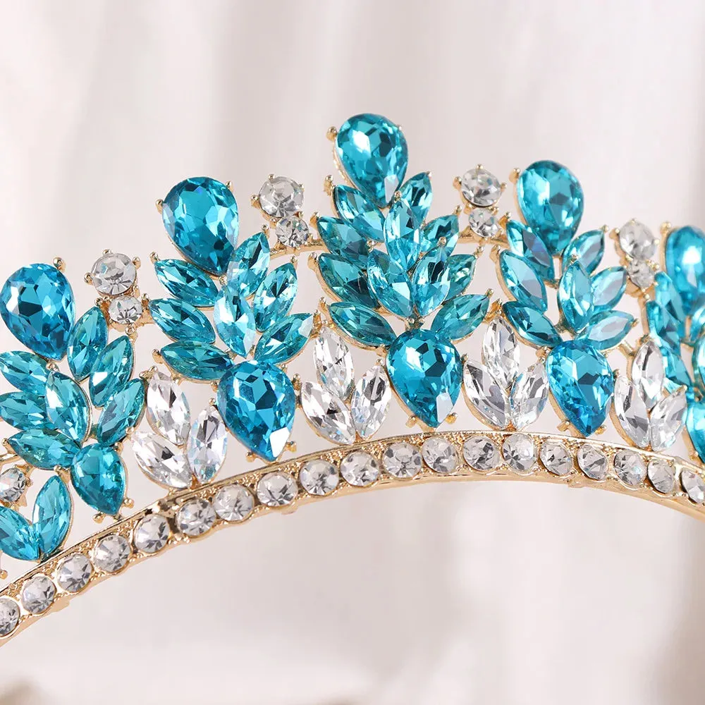 Rhinestone Crystal Hair Jewelry Accessories Tiara Party Crowns