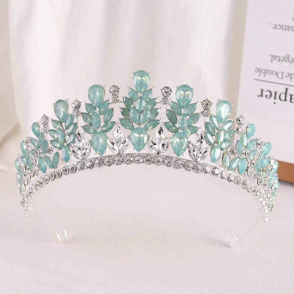 Rhinestone Crystal Hair Jewelry Accessories Tiara Party Crowns