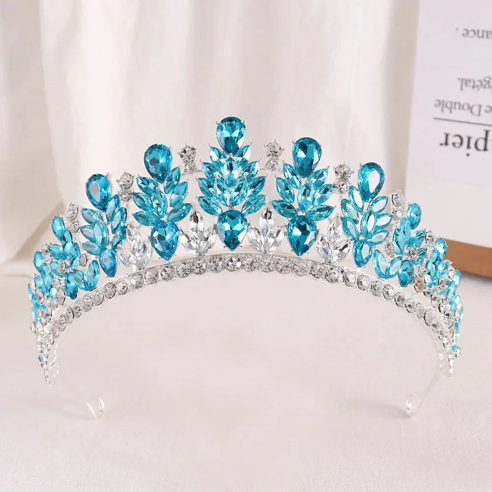 Rhinestone Crystal Hair Jewelry Accessories Tiara Party Crowns
