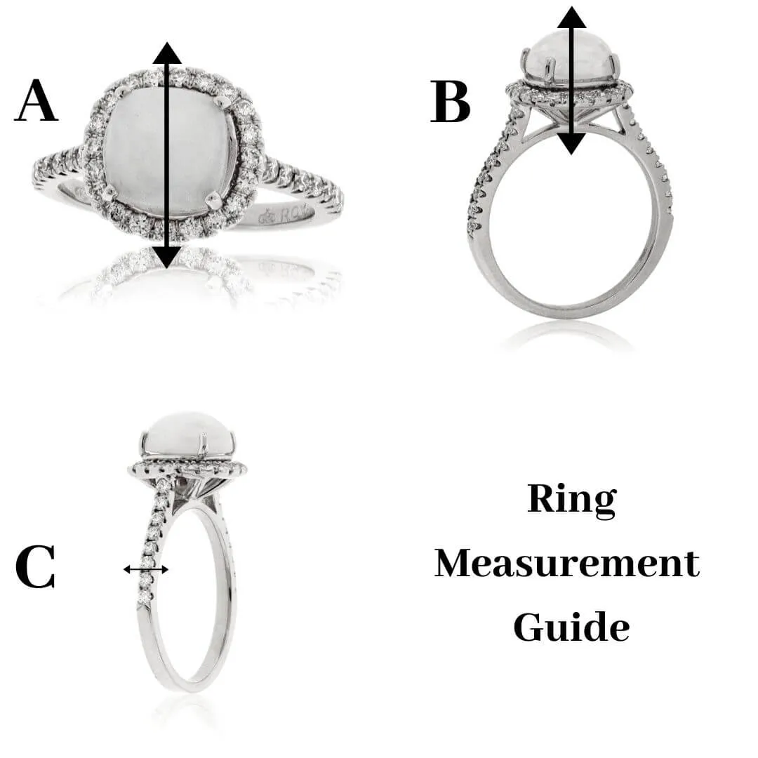 Rose Inspired Ring with Diamond Accents