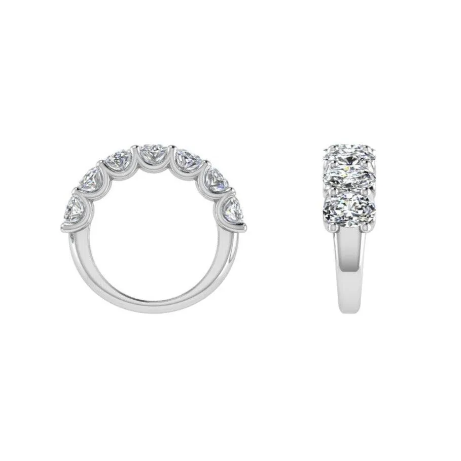 Seven Stone Diamond Ring U-prong