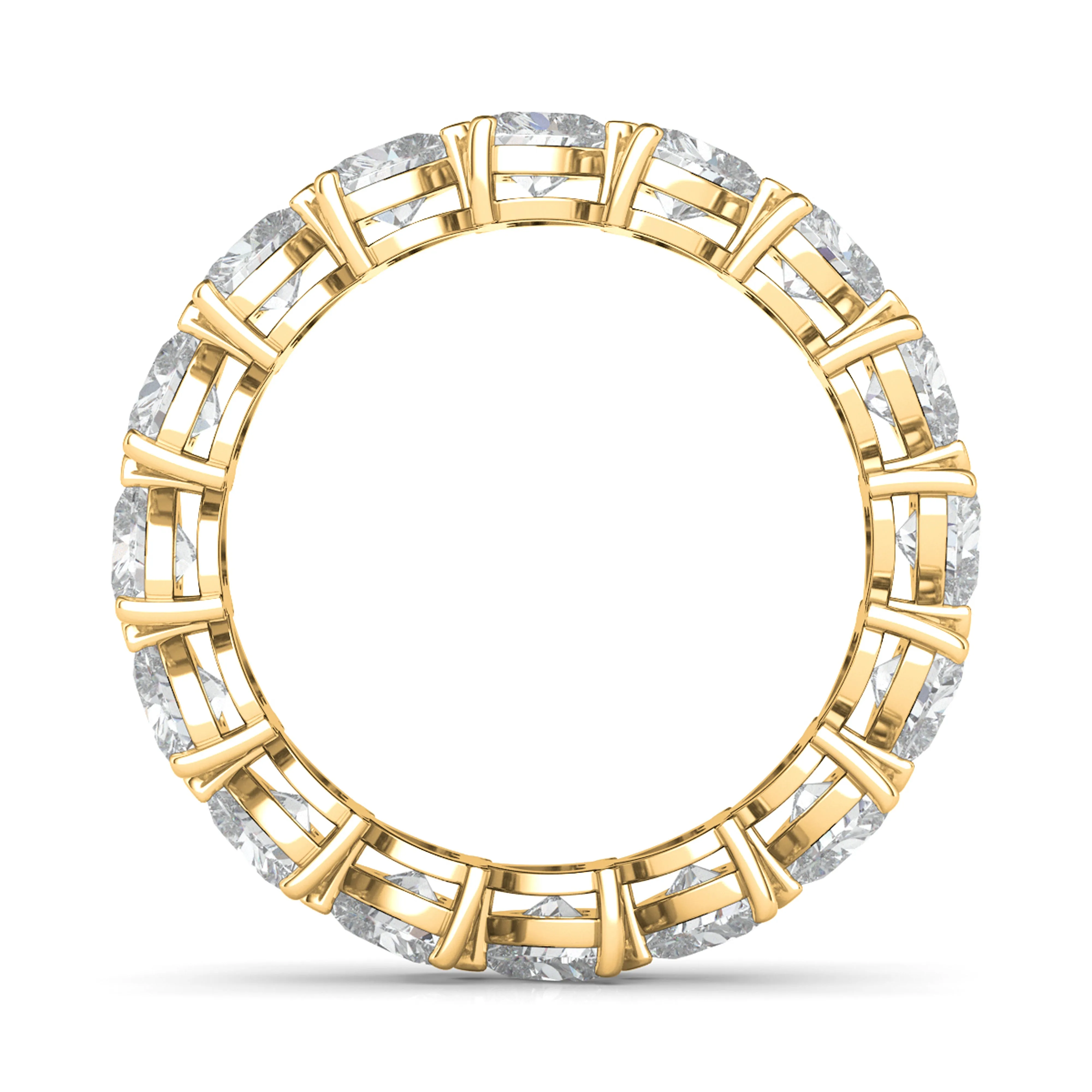 Sideways Heart Diamond Eternity Band