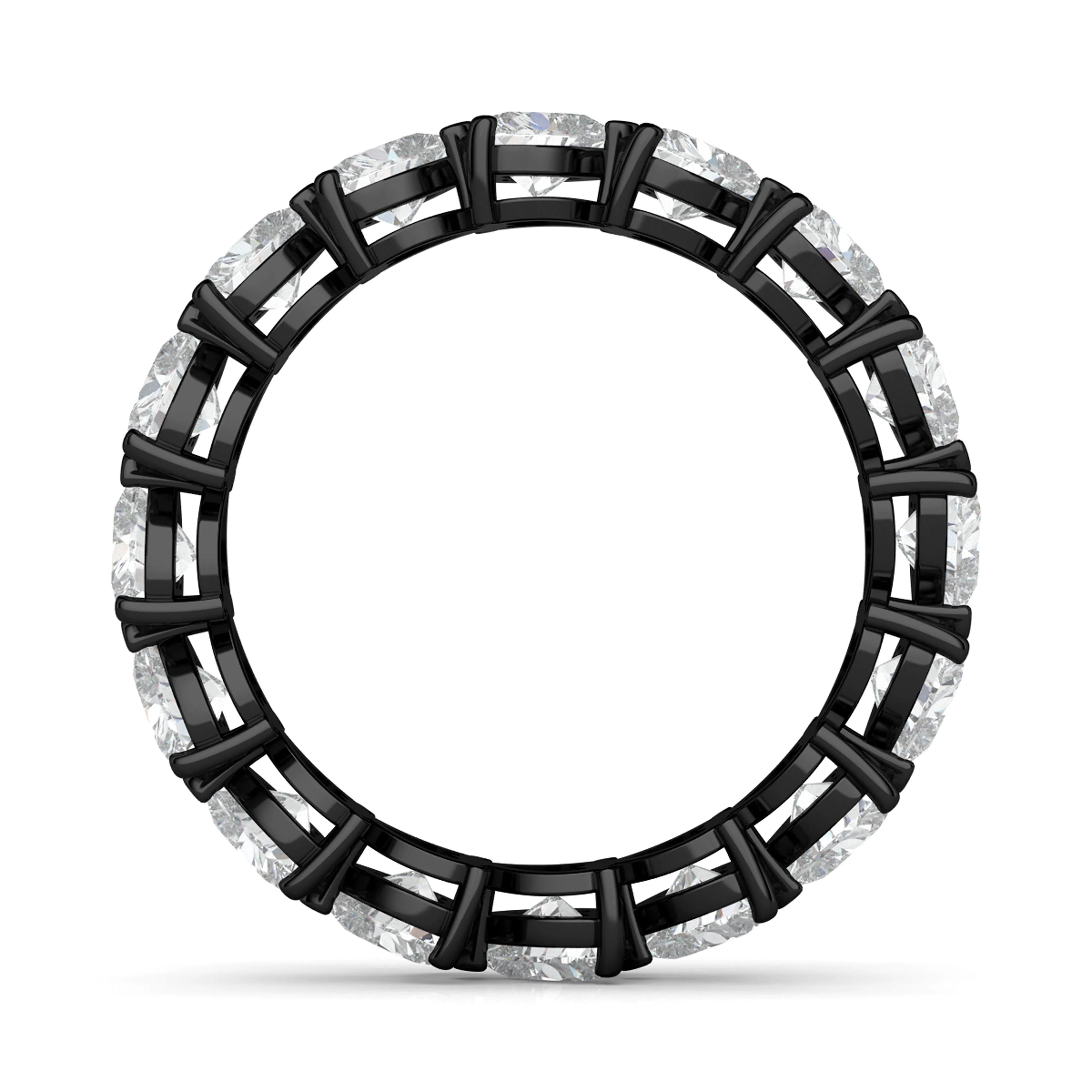 Sideways Heart Diamond Eternity Band