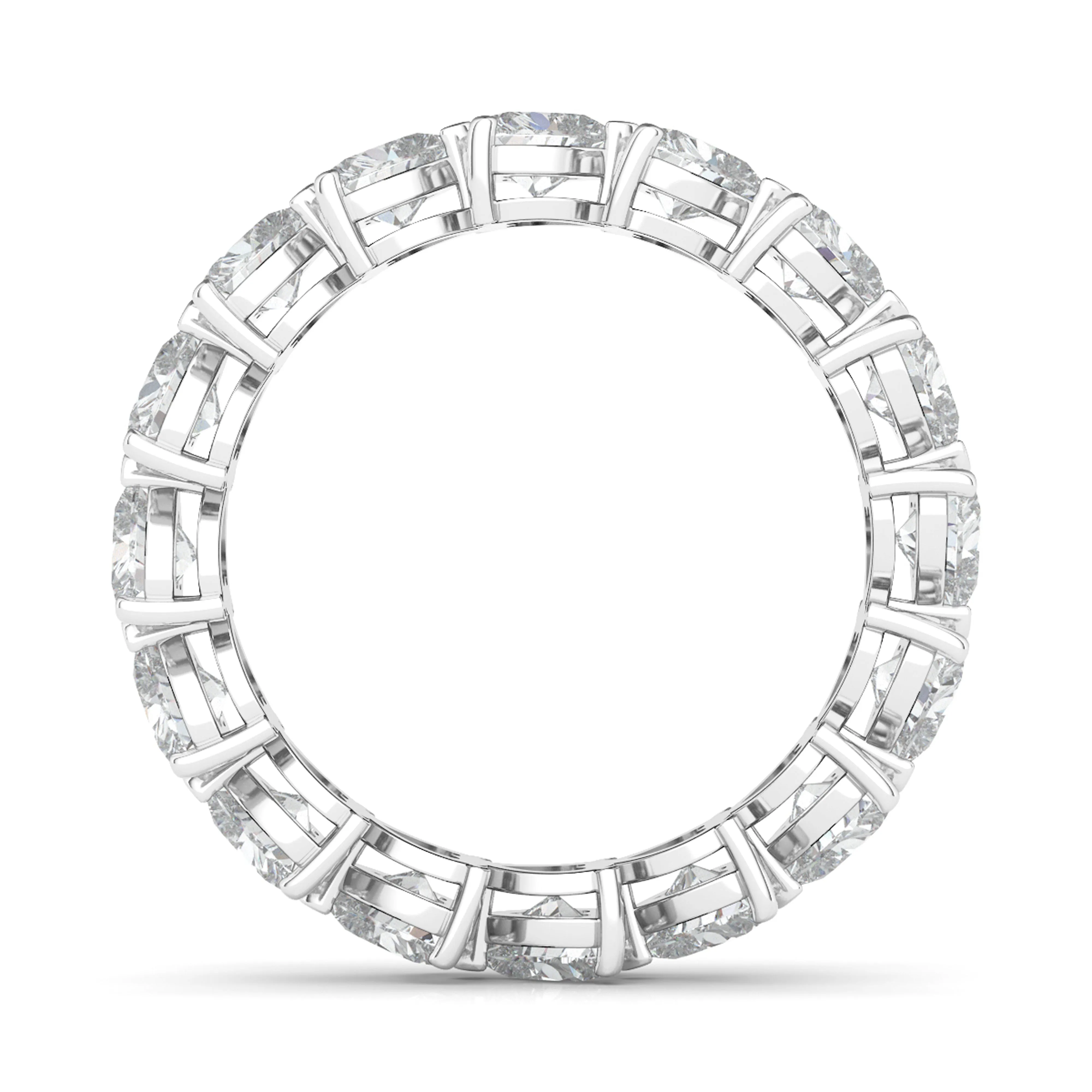 Sideways Heart Diamond Eternity Band