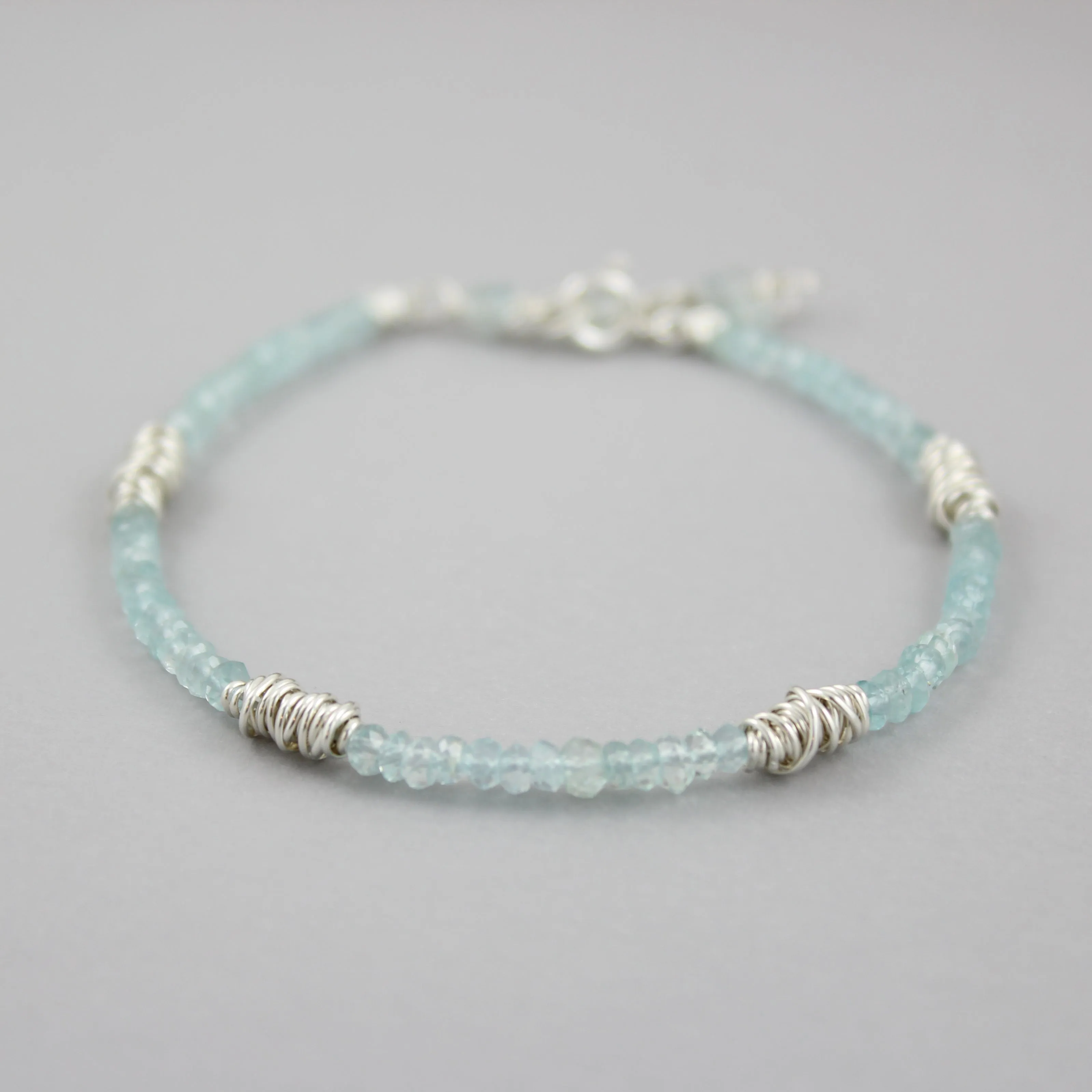 Silver Twist Stacking Bracelet