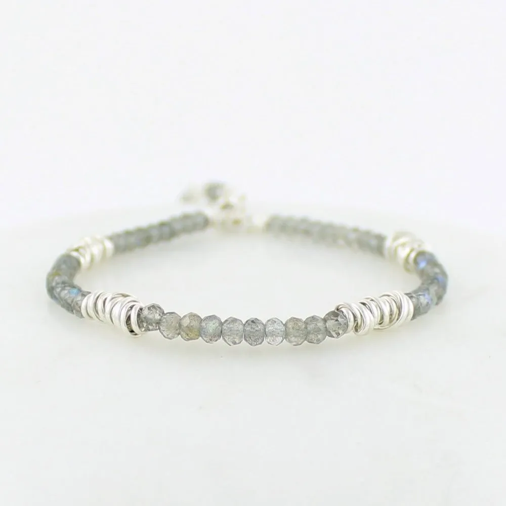 Silver Twist Stacking Bracelet