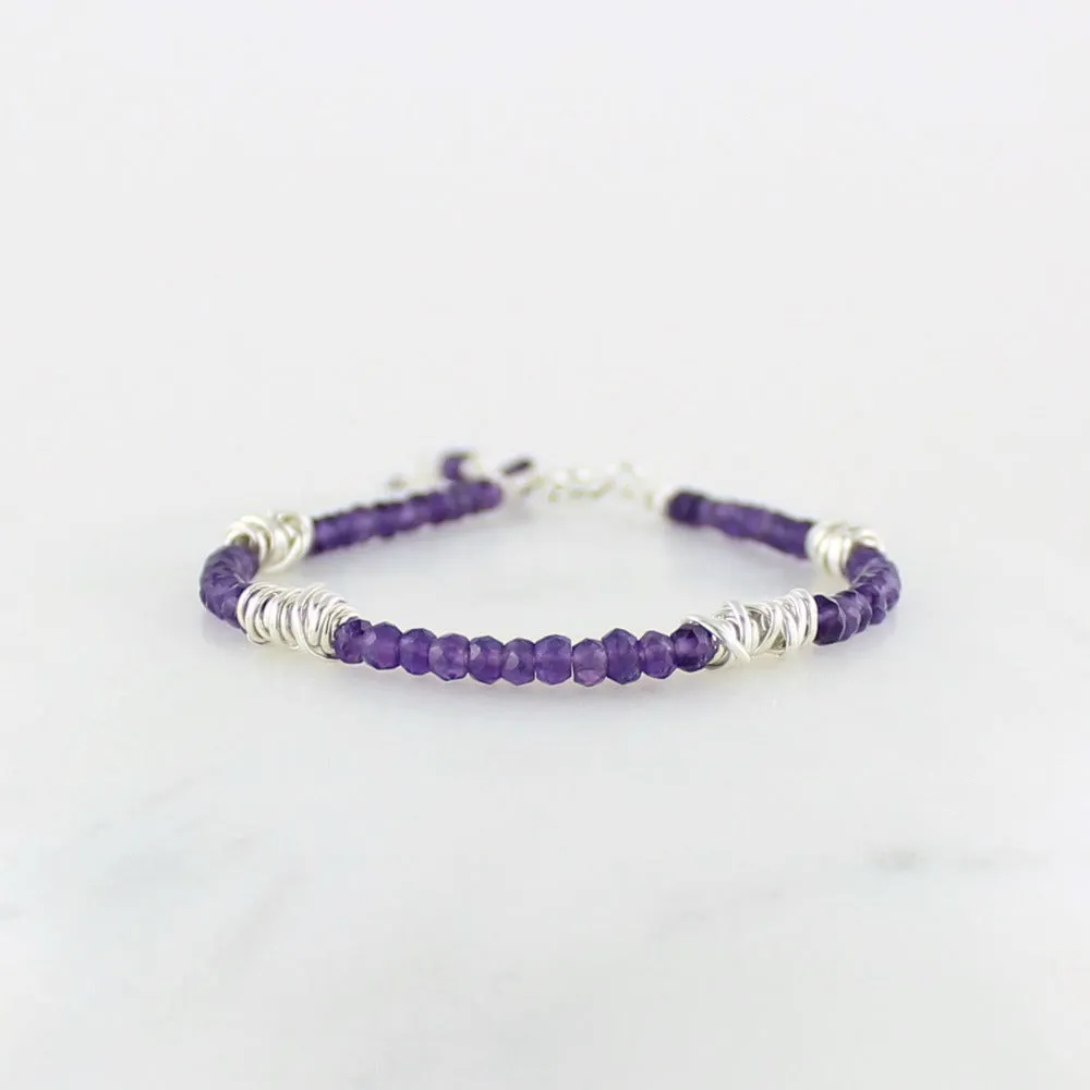 Silver Twist Stacking Bracelet