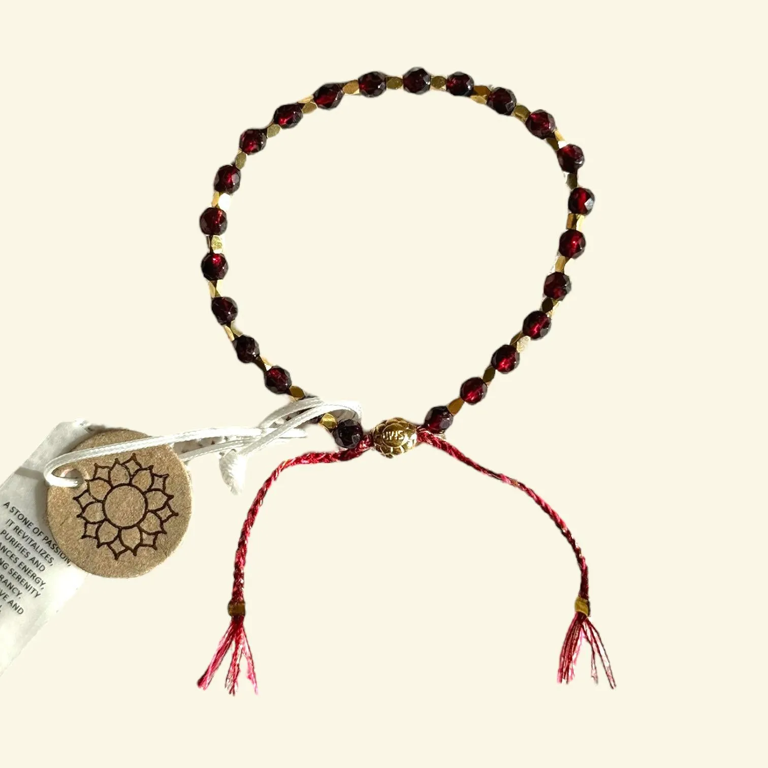 smr | red garnet | Signature Collection bracelet
