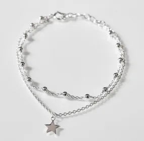 Star Double Chain Bracelet