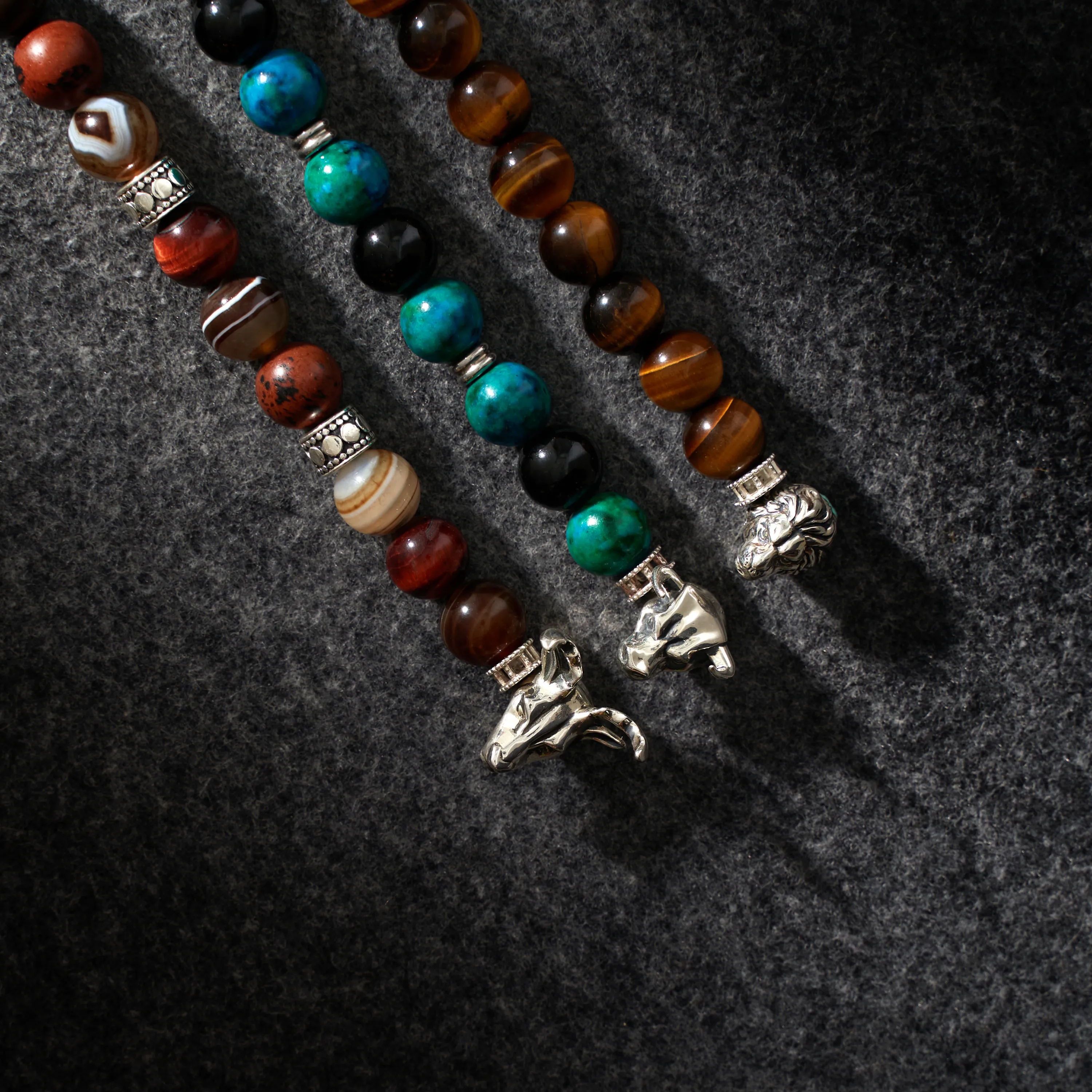 Steel Beaded Bracelet (Chain Only, without charm)