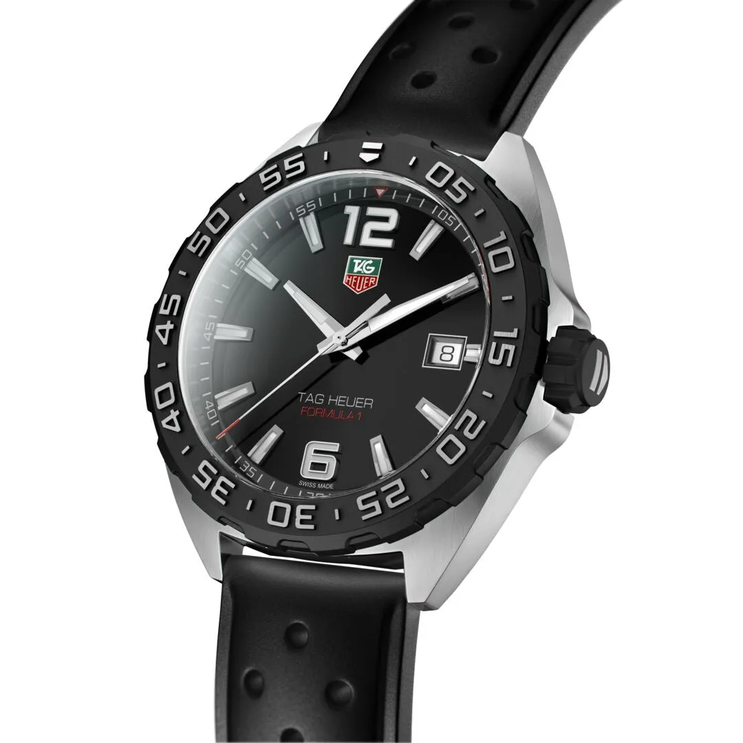 TAG Heuer Formula 1 Men's Quartz Black Dial and Strap Watch