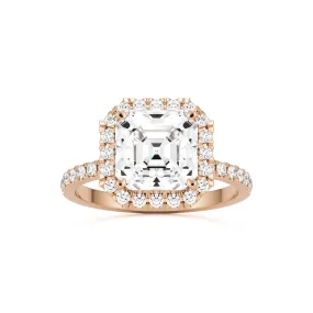 The Asscher Halo Pavé