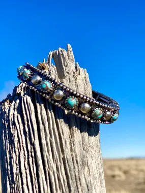 The Be My Vintage Southwest Colors Silver Bracelet