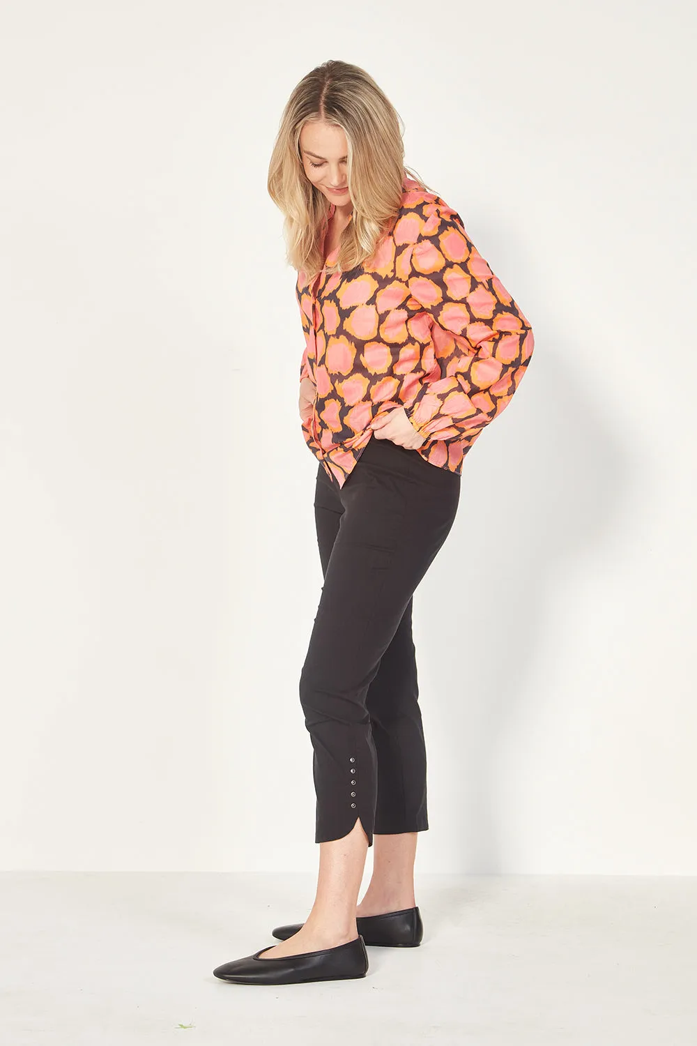 Theme Shirt - Coral Print