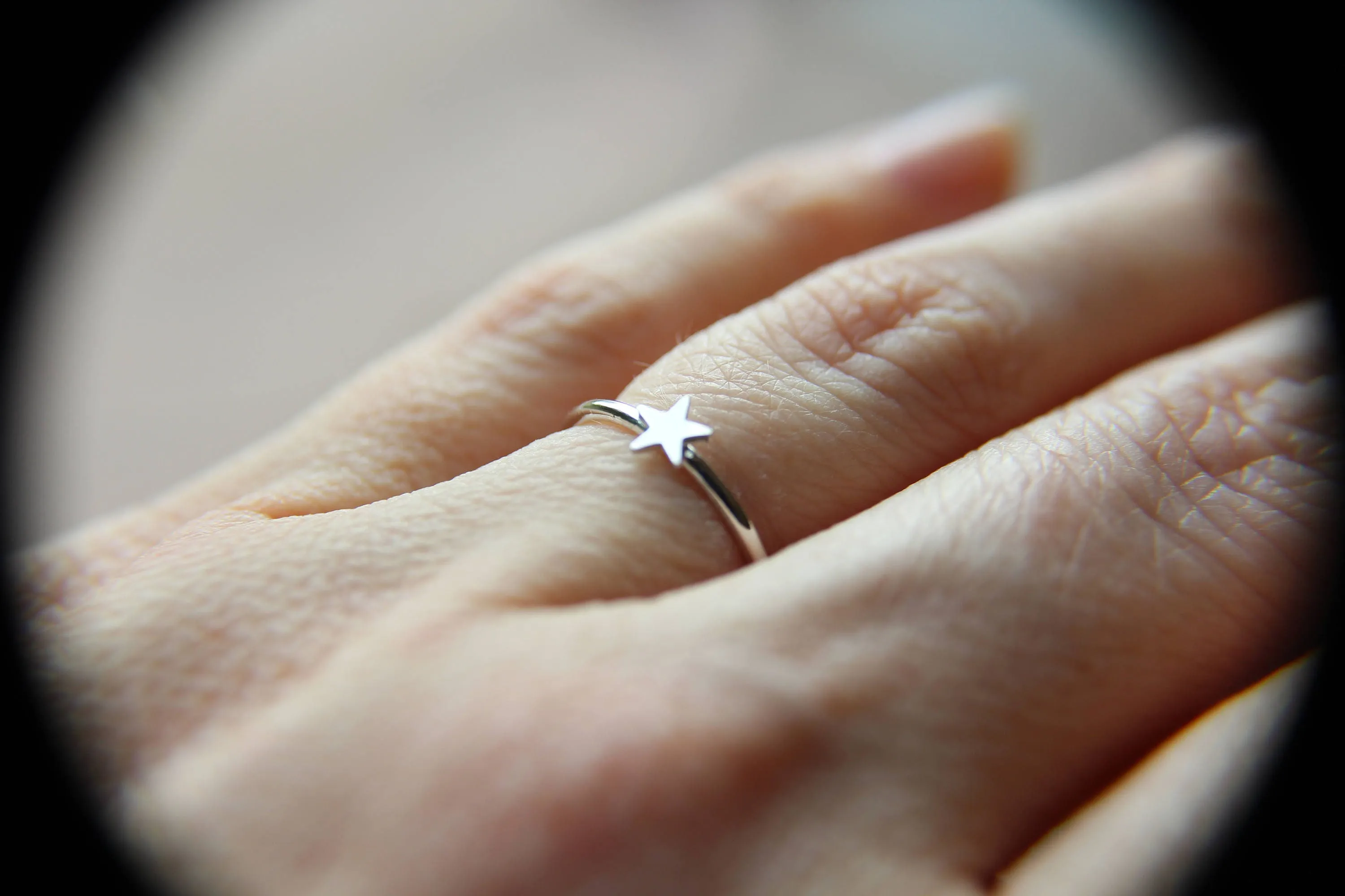 Tiny Star Ring, Super Tiny Star Ring, Silver Star Ring, Shooting Star Ring, Little Star Ring, Your My Star Ring, Simple Star Ring, Gift
