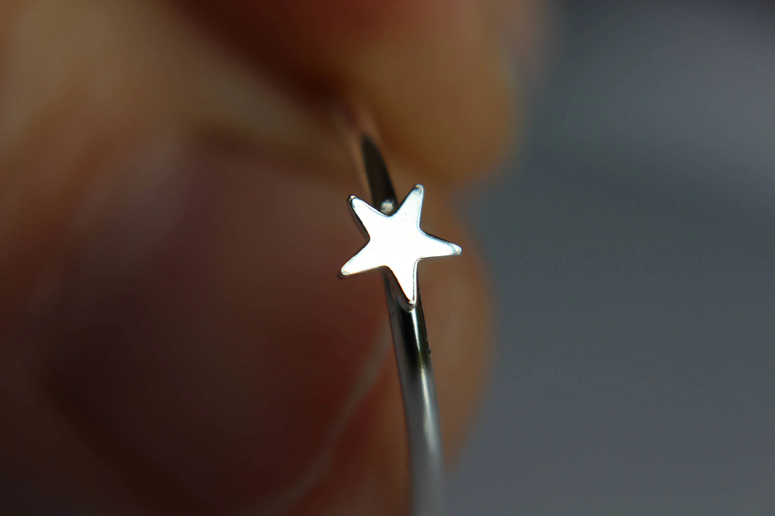 Tiny Star Ring, Super Tiny Star Ring, Silver Star Ring, Shooting Star Ring, Little Star Ring, Your My Star Ring, Simple Star Ring, Gift