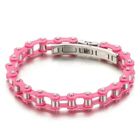 Titanium Steel Men's Bracelet with Multicolor European and American Fashion Touch