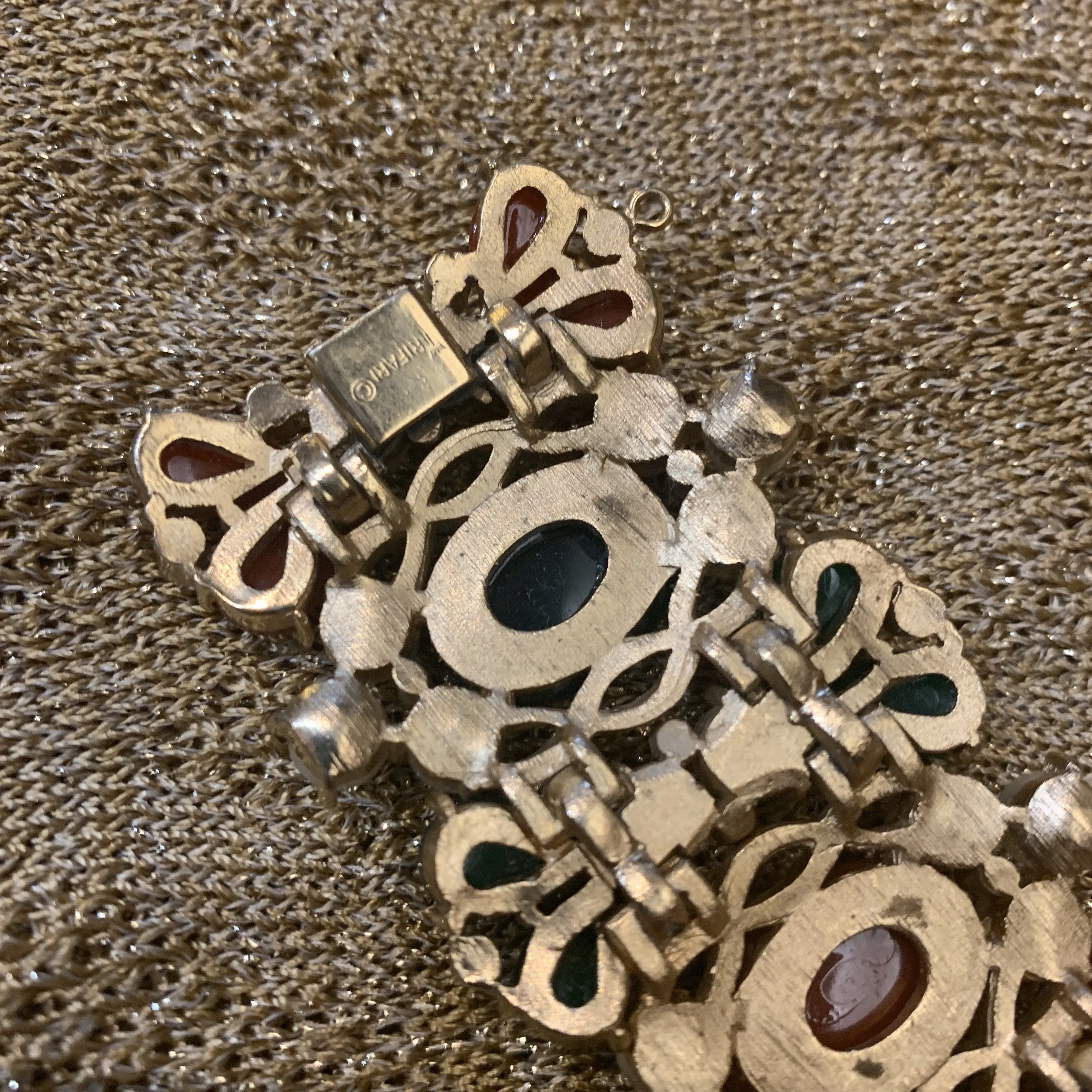 Trifari Bracelet Vintage 1960s Kashmir Collection
