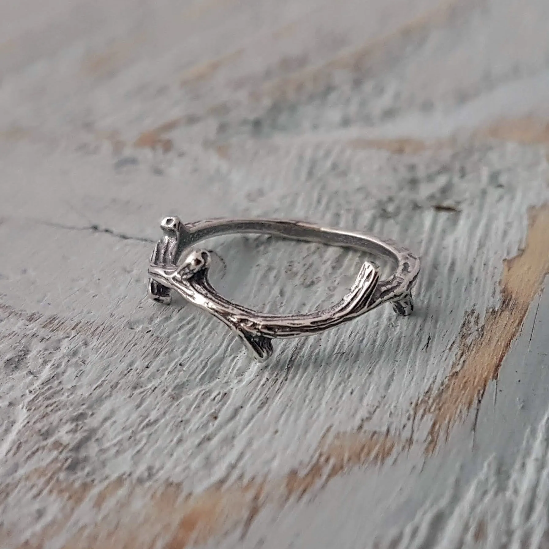 Twig Ring - Branch Ring - Crown of Thorns