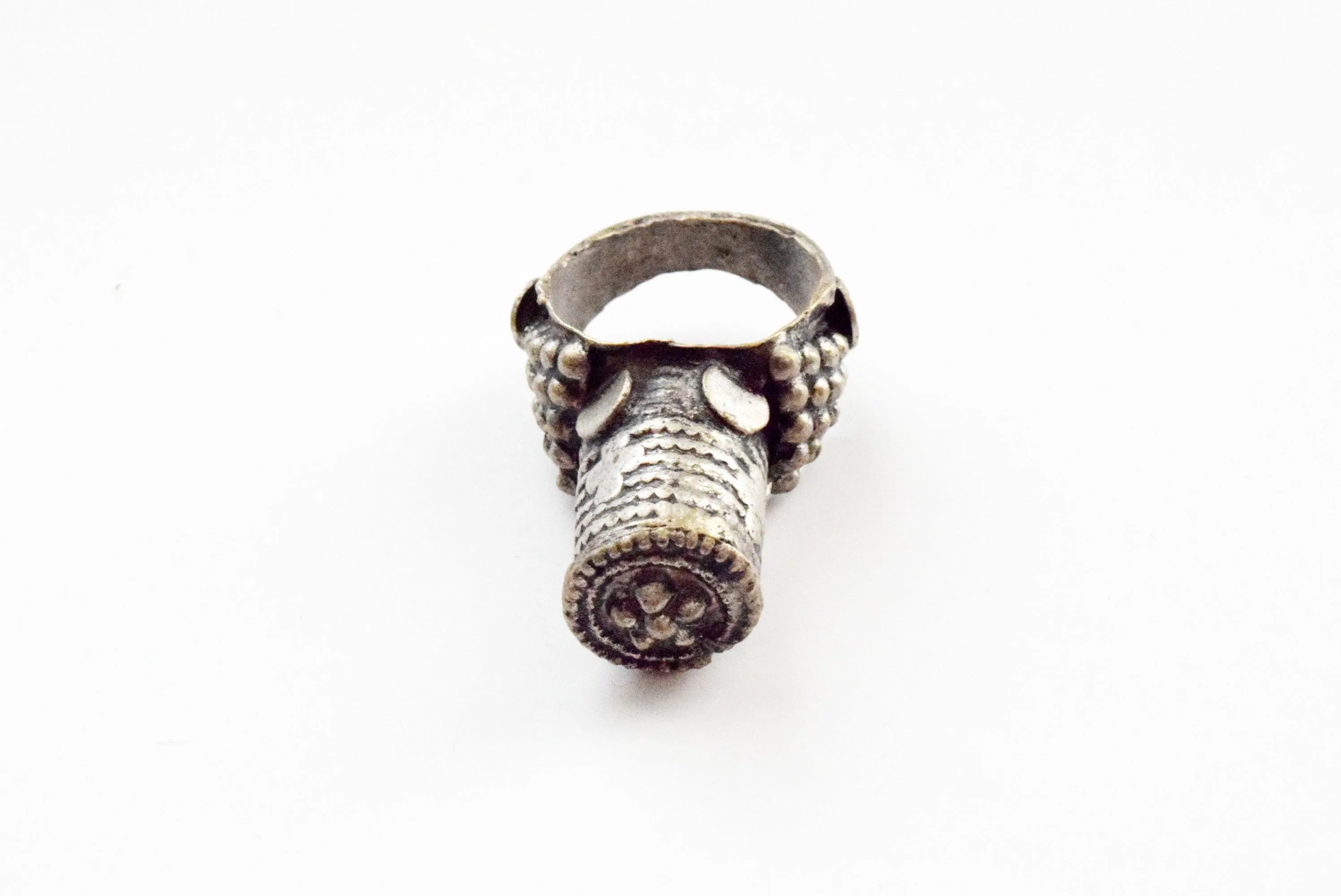 Vintage Bedouin Tower Ring Size 9