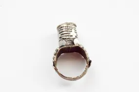 Vintage Bedouin Tower Ring Size 9