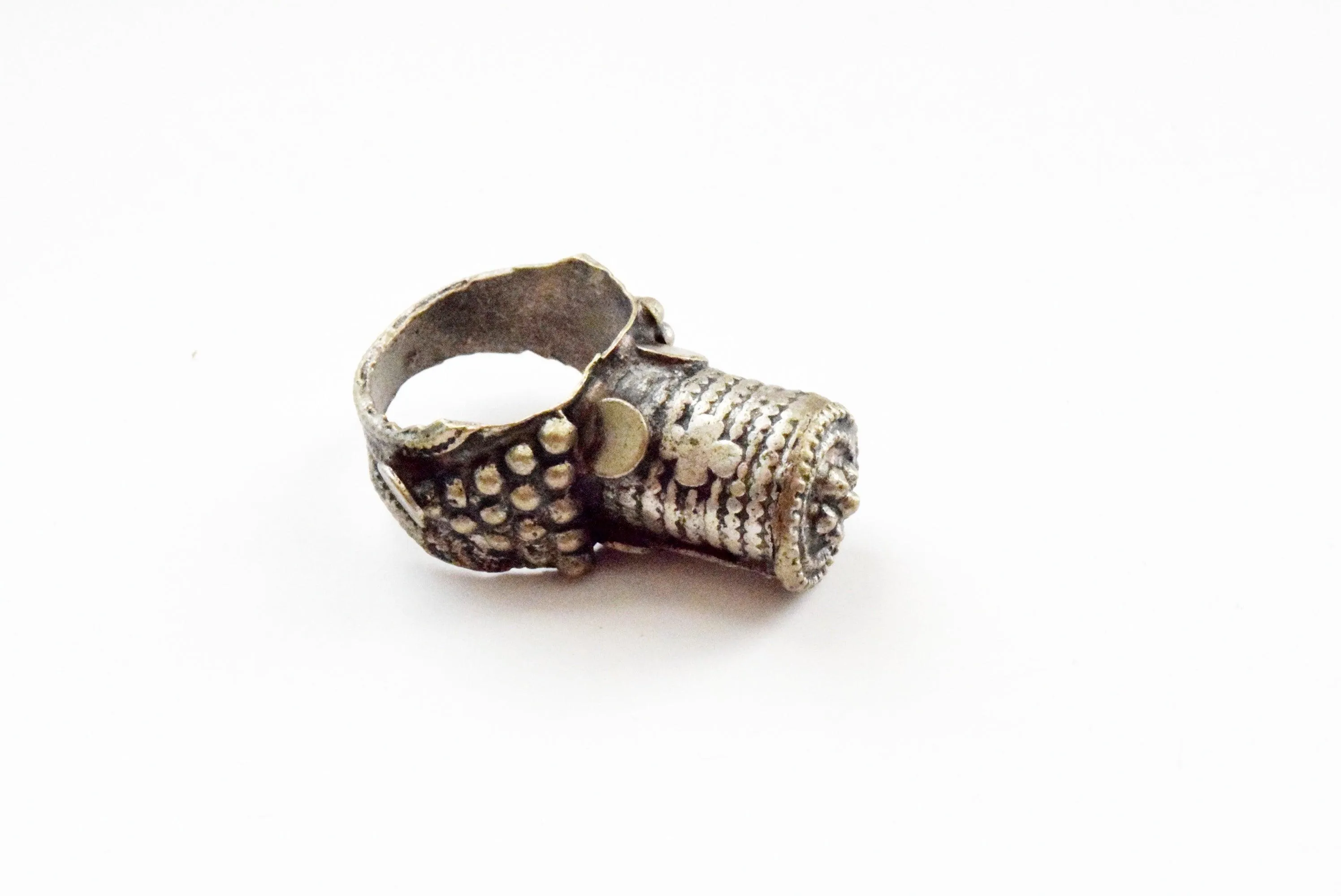 Vintage Bedouin Tower Ring Size 9