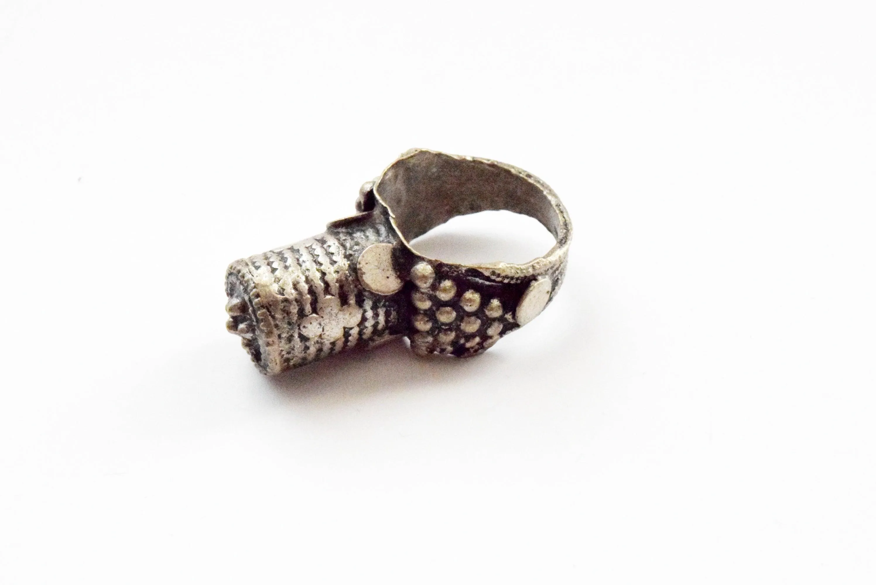 Vintage Bedouin Tower Ring Size 9