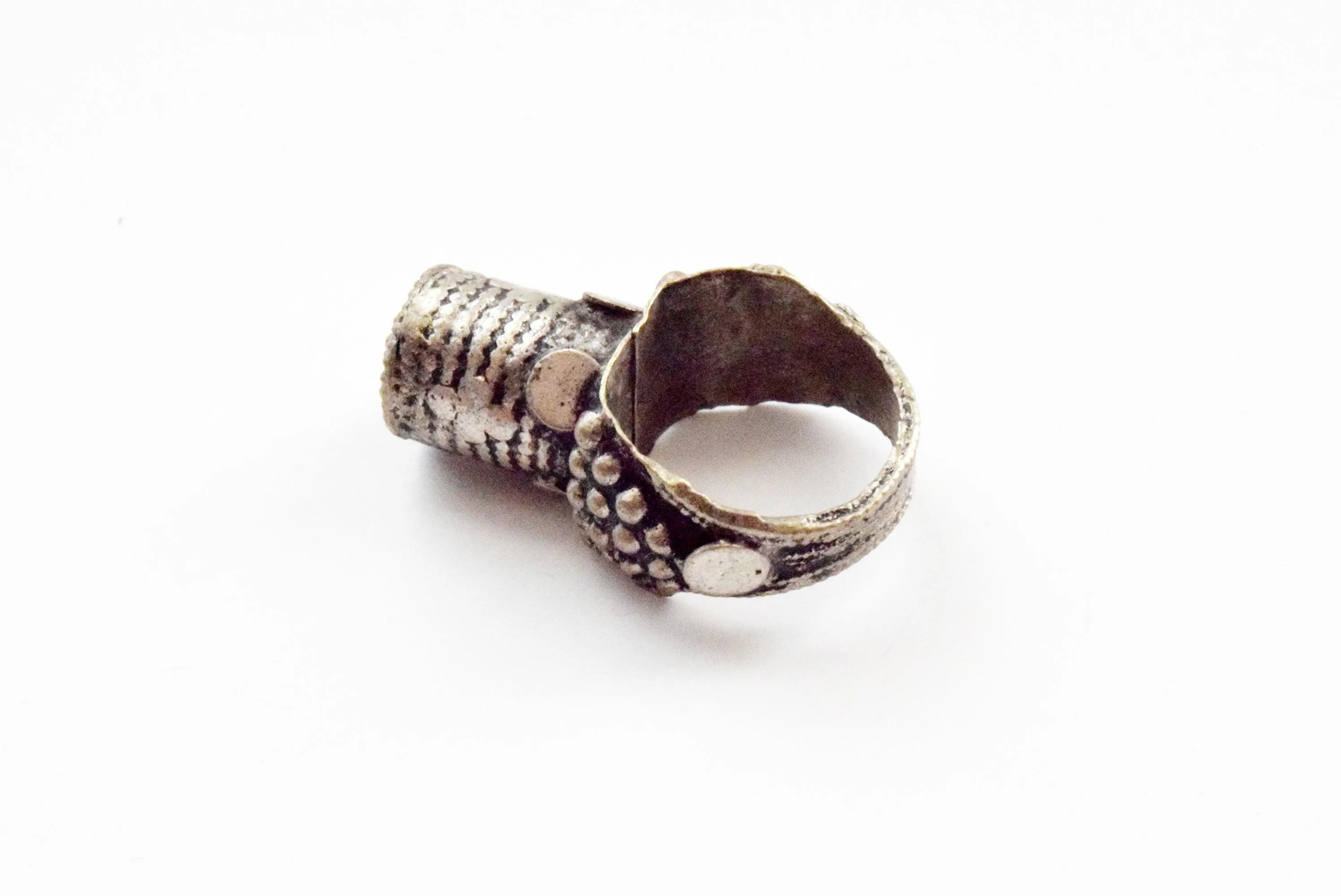 Vintage Bedouin Tower Ring Size 9