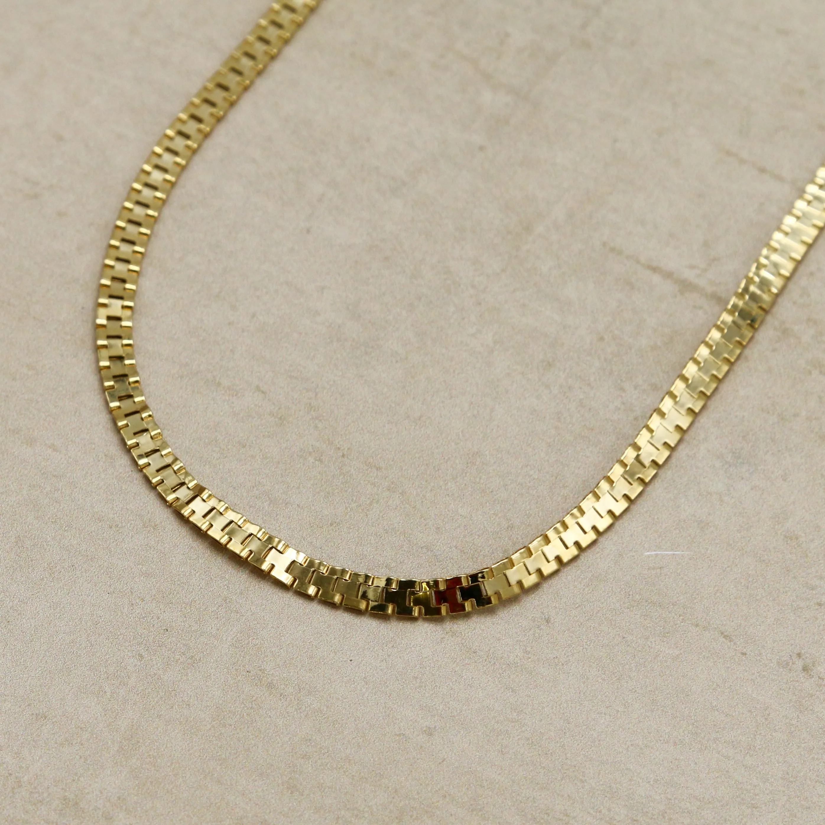 Vintage Petite Watch Chain Necklace