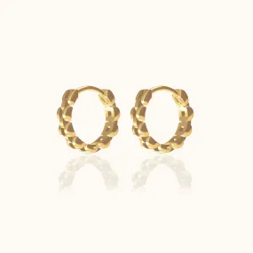 Watch Chain Hoop Earrings