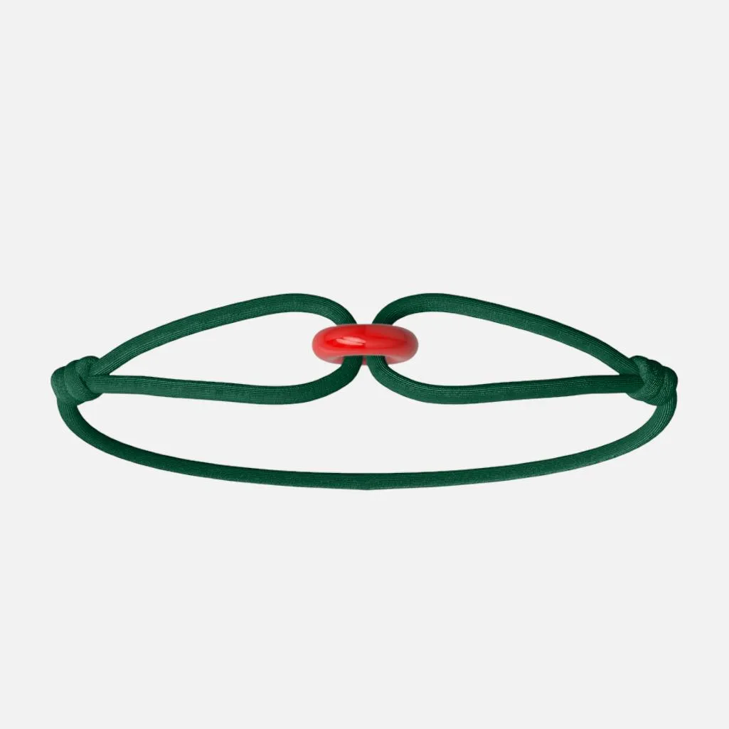 Wecord Coral Soho Cord Bracelet