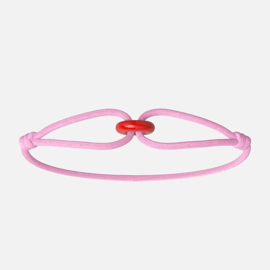 Wecord Coral Soho Cord Bracelet