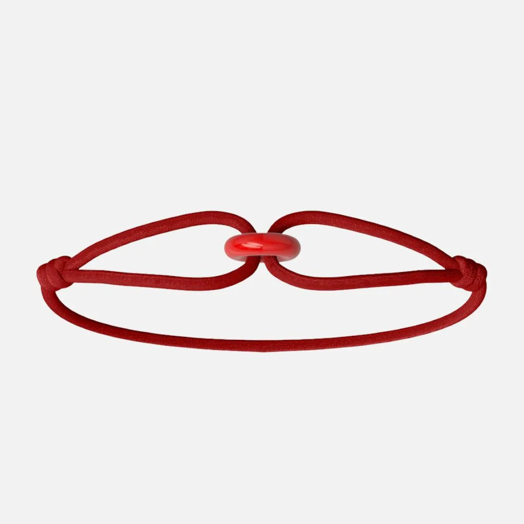 Wecord Coral Soho Cord Bracelet