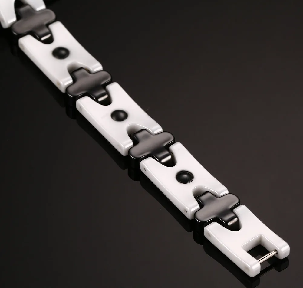 Women's Fashion Black and White Bracelet