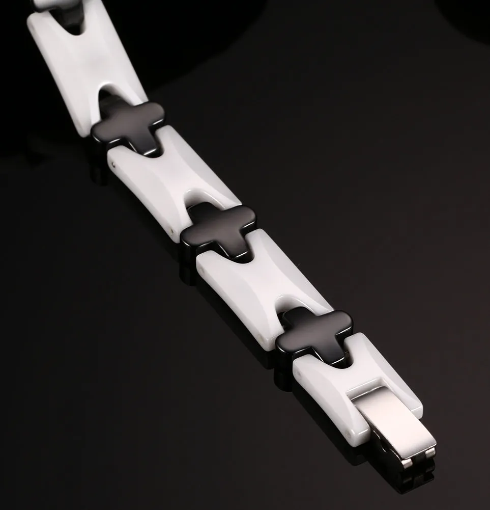Women's Fashion Black and White Bracelet
