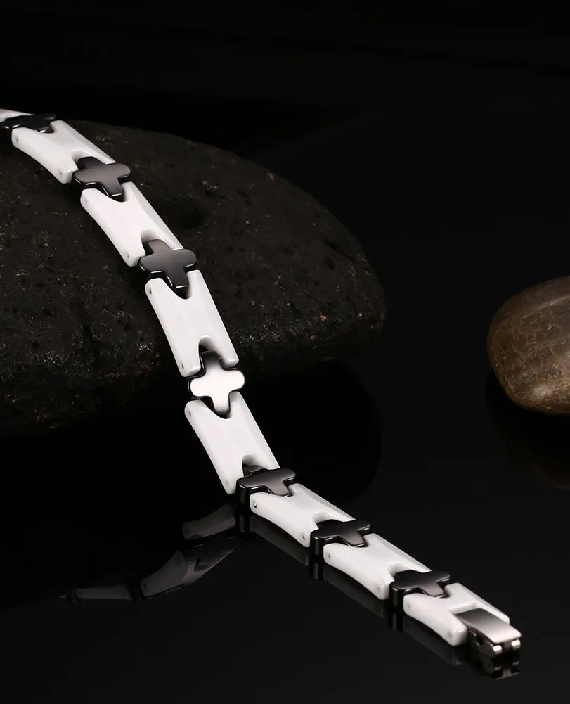 Women's Fashion Black and White Bracelet