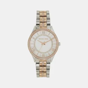 Women's White Analog Stainless Steel Watch MK3979
