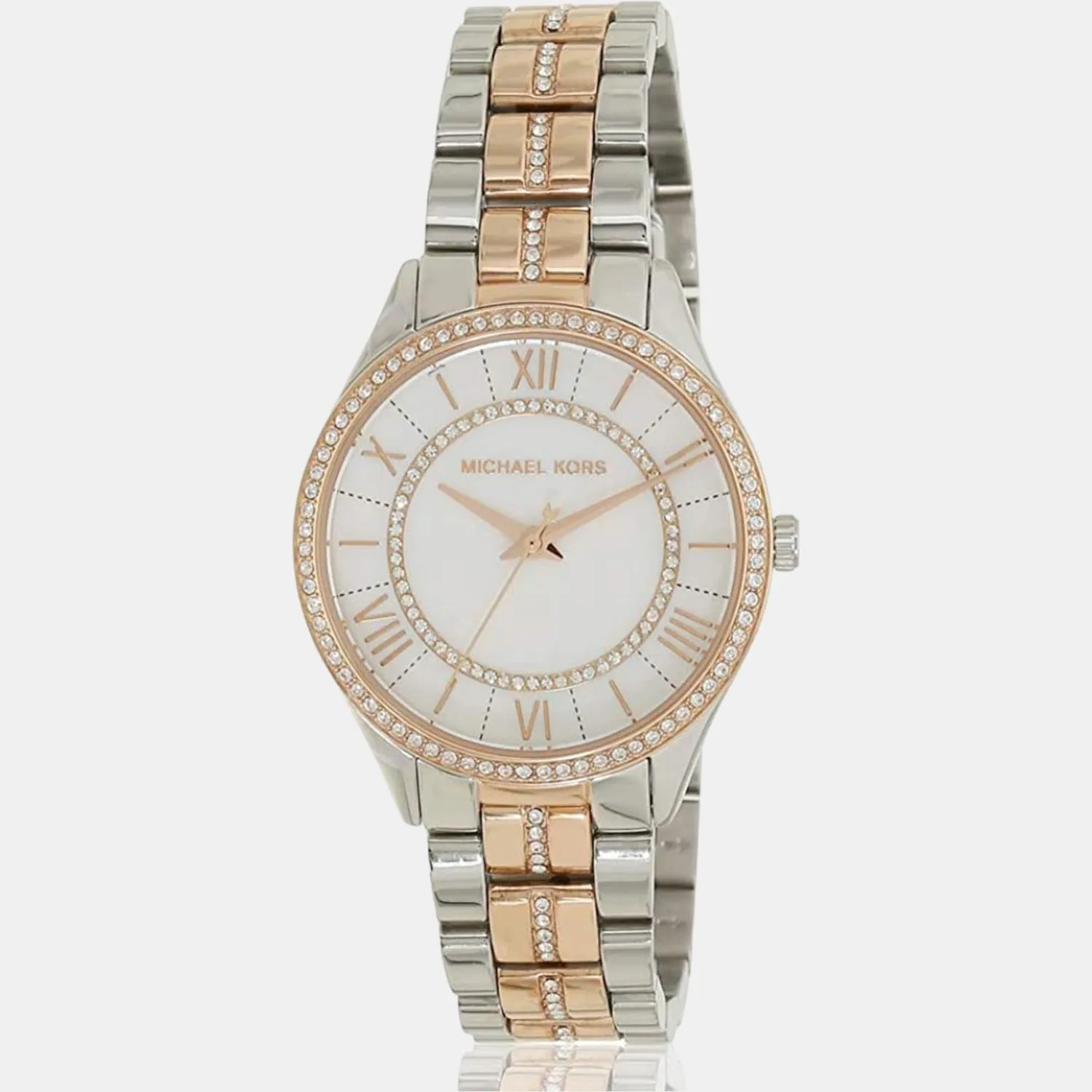 Women's White Analog Stainless Steel Watch MK3979