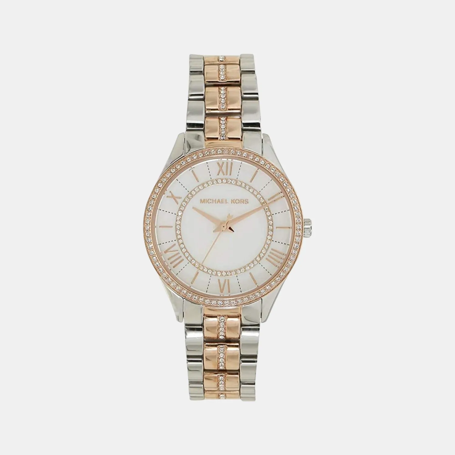 Women's White Analog Stainless Steel Watch MK3979